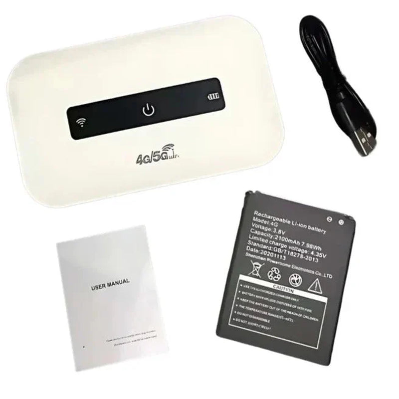 Compact 4G LTE Mobile Wi-Fi Hub with SIM Slot