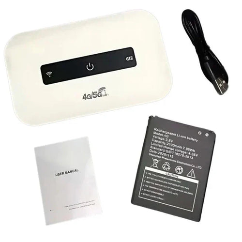 Compact 4G LTE Mobile Wi-Fi Hub with SIM Slot